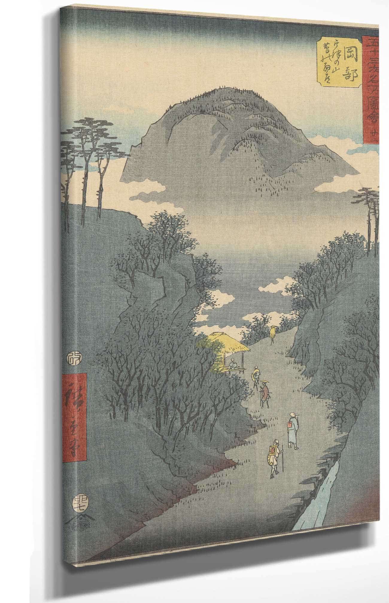 Okabe   by Ando Hiroshige Posters, Prints, & Visual Artwork