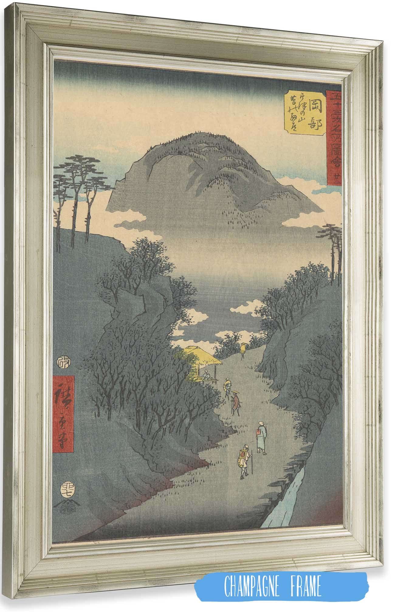 Okabe   by Ando Hiroshige Posters, Prints, & Visual Artwork