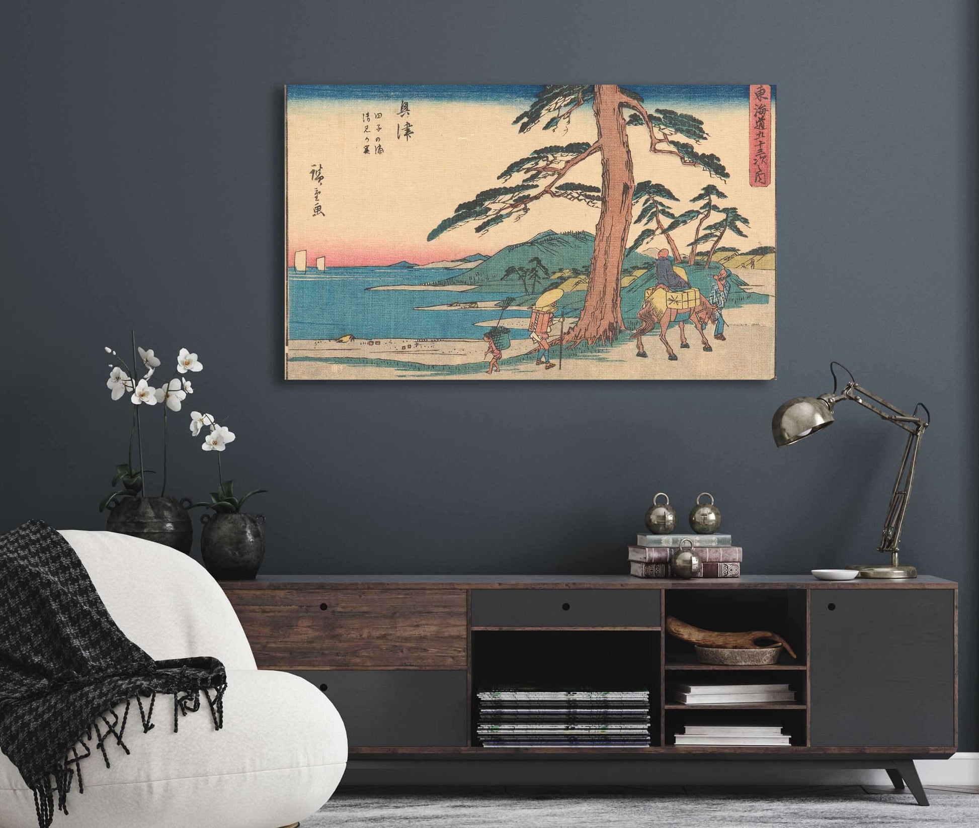 Okitsu   by Ando Hiroshige Posters, Prints, & Visual Artwork