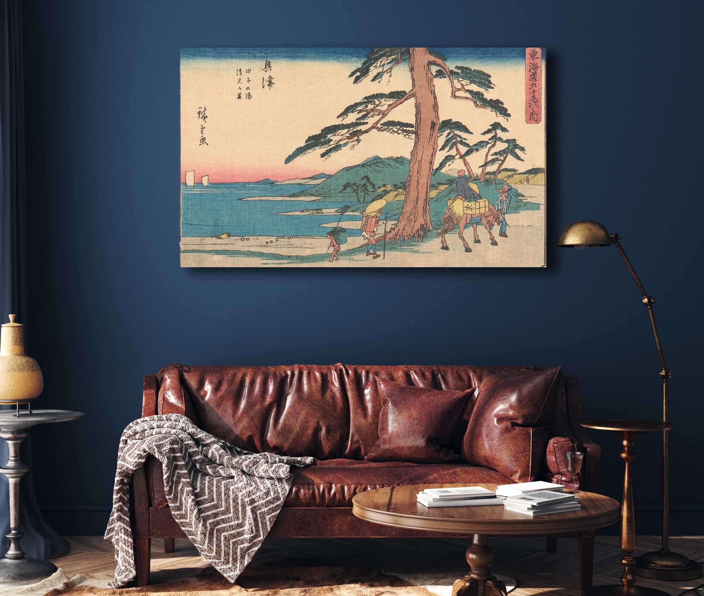 Okitsu   by Ando Hiroshige Posters, Prints, & Visual Artwork