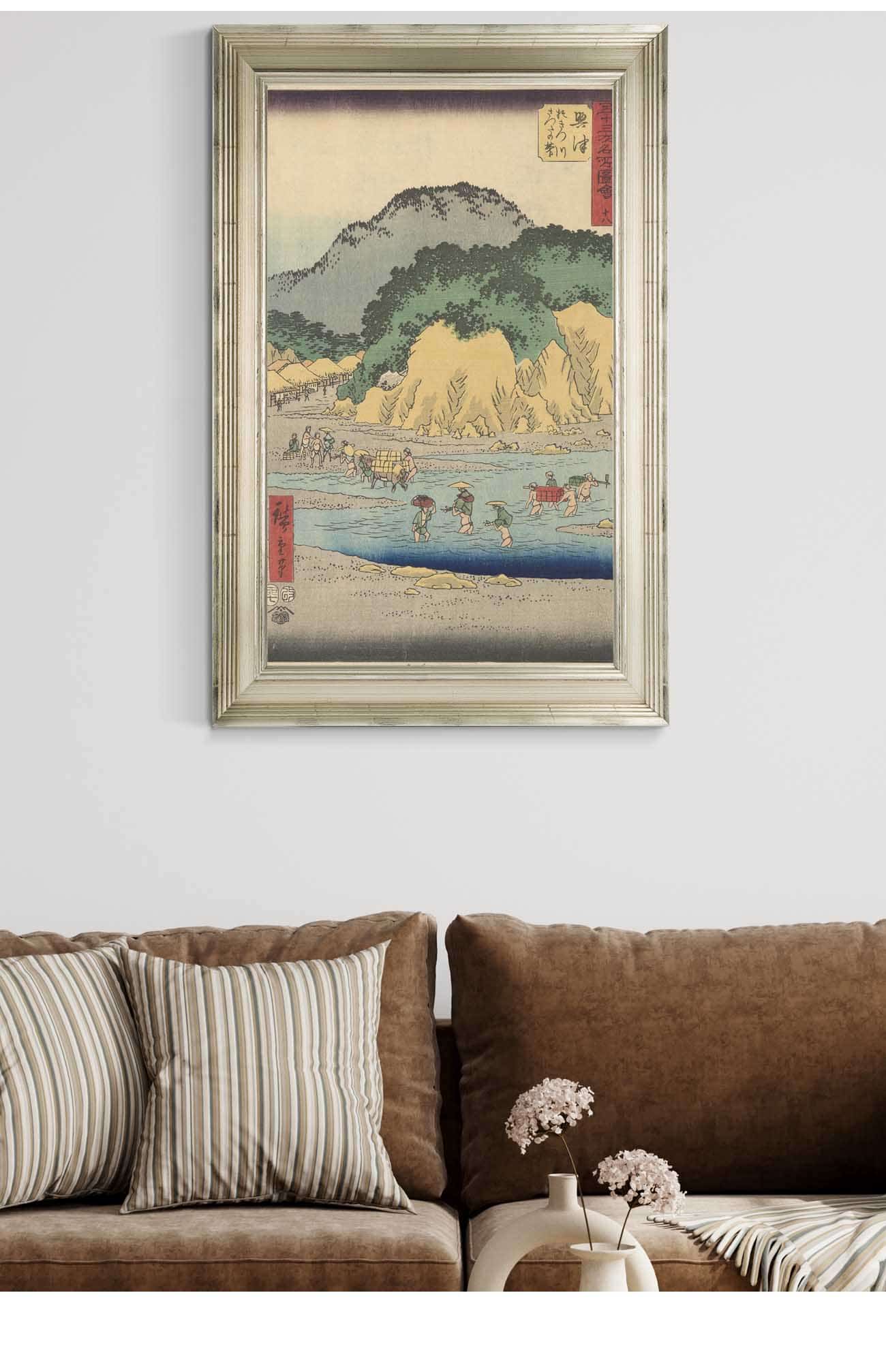 Okitsu   by Ando Hiroshige Posters, Prints, & Visual Artwork