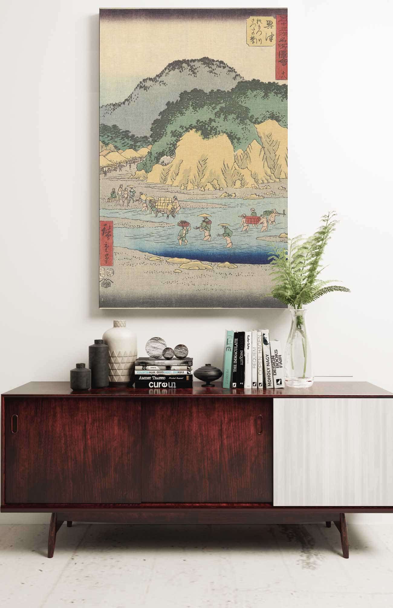 Okitsu   by Ando Hiroshige Posters, Prints, & Visual Artwork