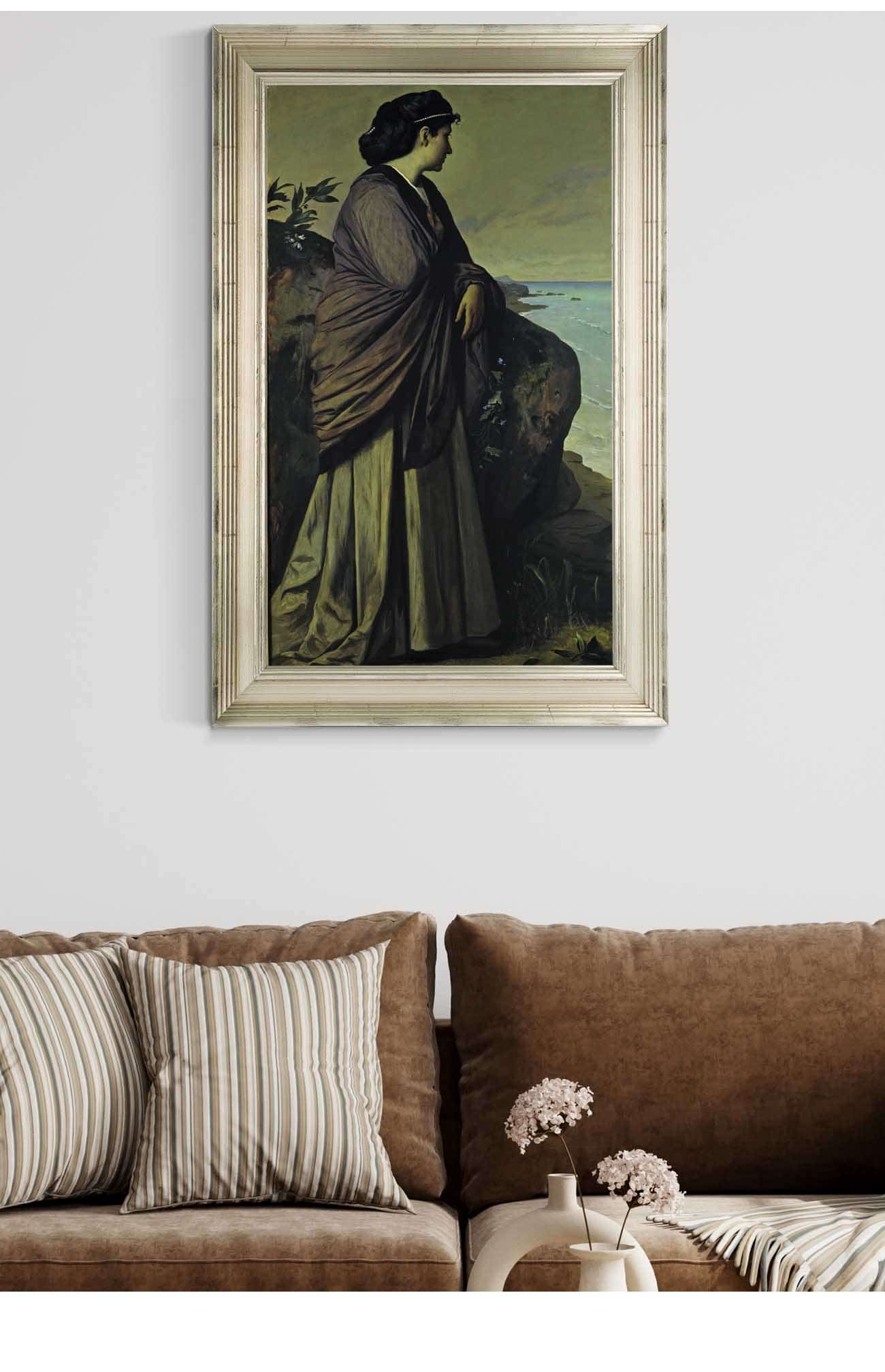 On The Seashore Modern Iphigenia by Anselm Feuerbach Posters, Prints, & Visual Artwork