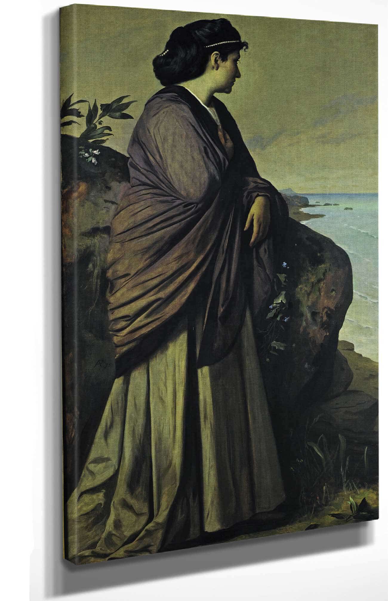 On The Seashore Modern Iphigenia by Anselm Feuerbach Posters, Prints, & Visual Artwork