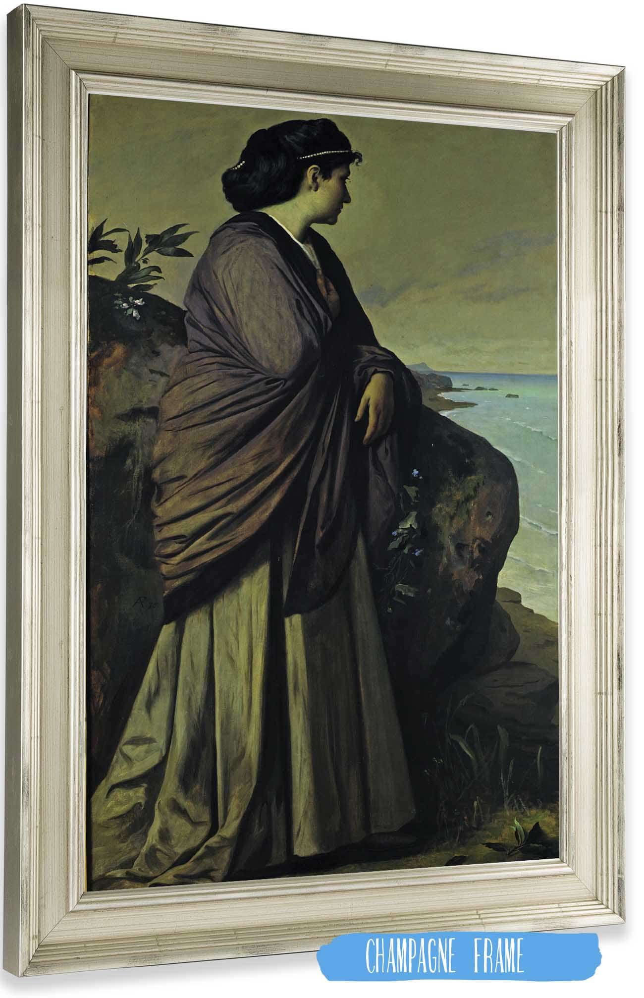 On The Seashore Modern Iphigenia by Anselm Feuerbach Posters, Prints, & Visual Artwork