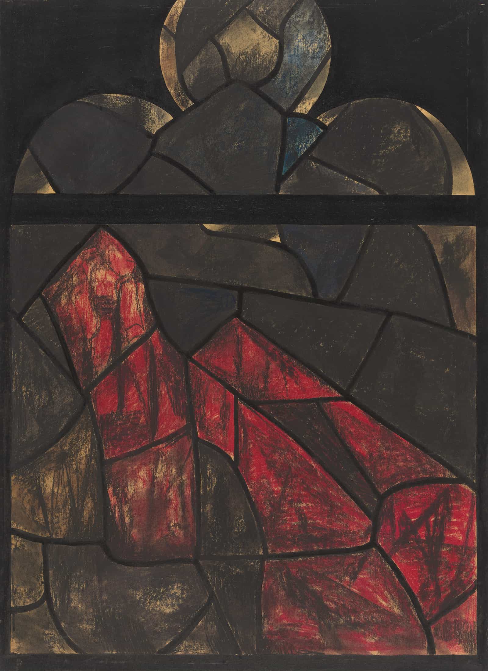 Ontwerp Voor Raam In Het Noordertransept In De Dom Te Utrecht by Richard Nicolaus Roland Holst Posters, Prints, & Visual Artwork