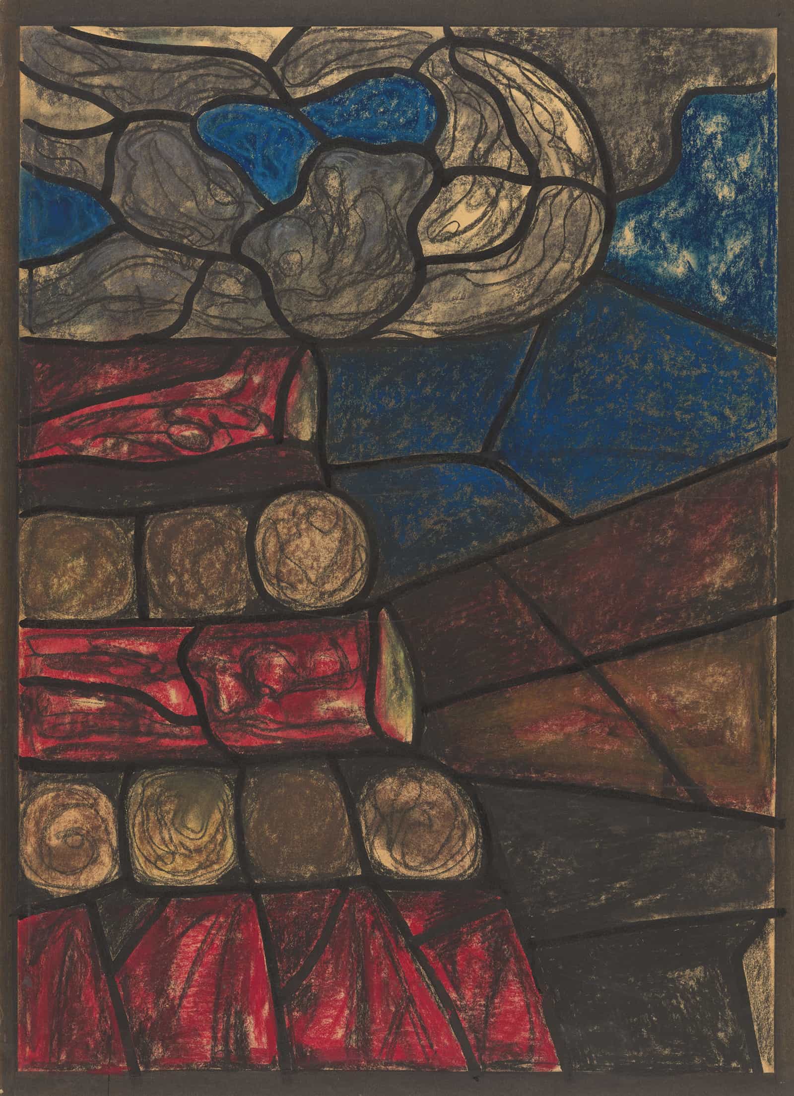 Ontwerp Voor Raam In Het Noordertransept In De Dom Te Utrecht by Richard Nicolaus Roland Holst Posters, Prints, & Visual Artwork