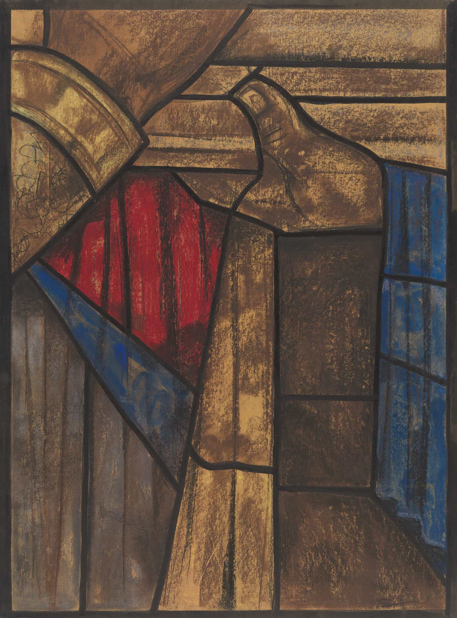 Ontwerp Voor Raam In Het Noordertransept In De Dom Te Utrecht by Richard Nicolaus Roland Holst Posters, Prints, & Visual Artwork
