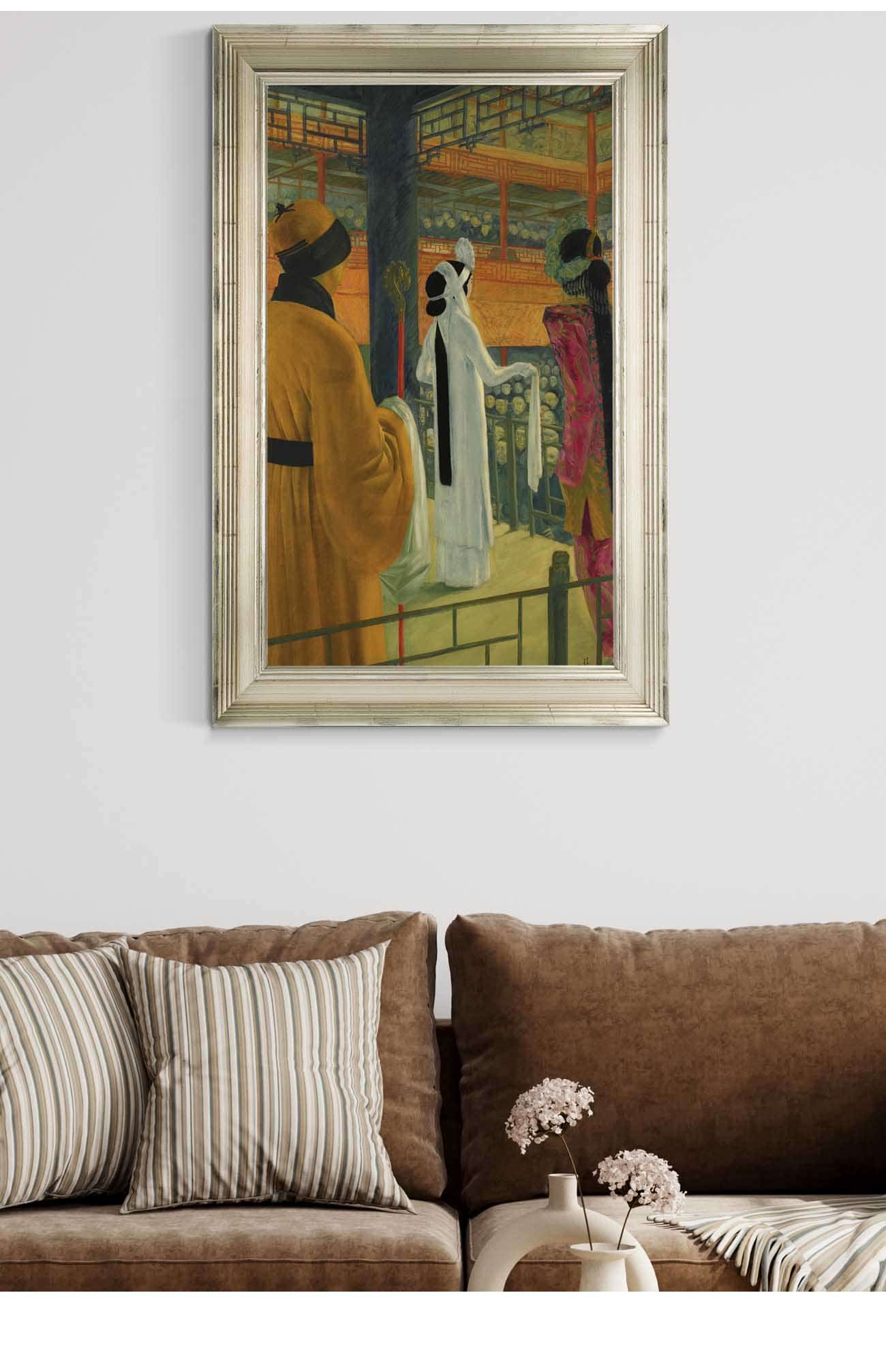 Opera In Peking by Alexander Evgenievich Yakovlev Posters, Prints, & Visual Artwork