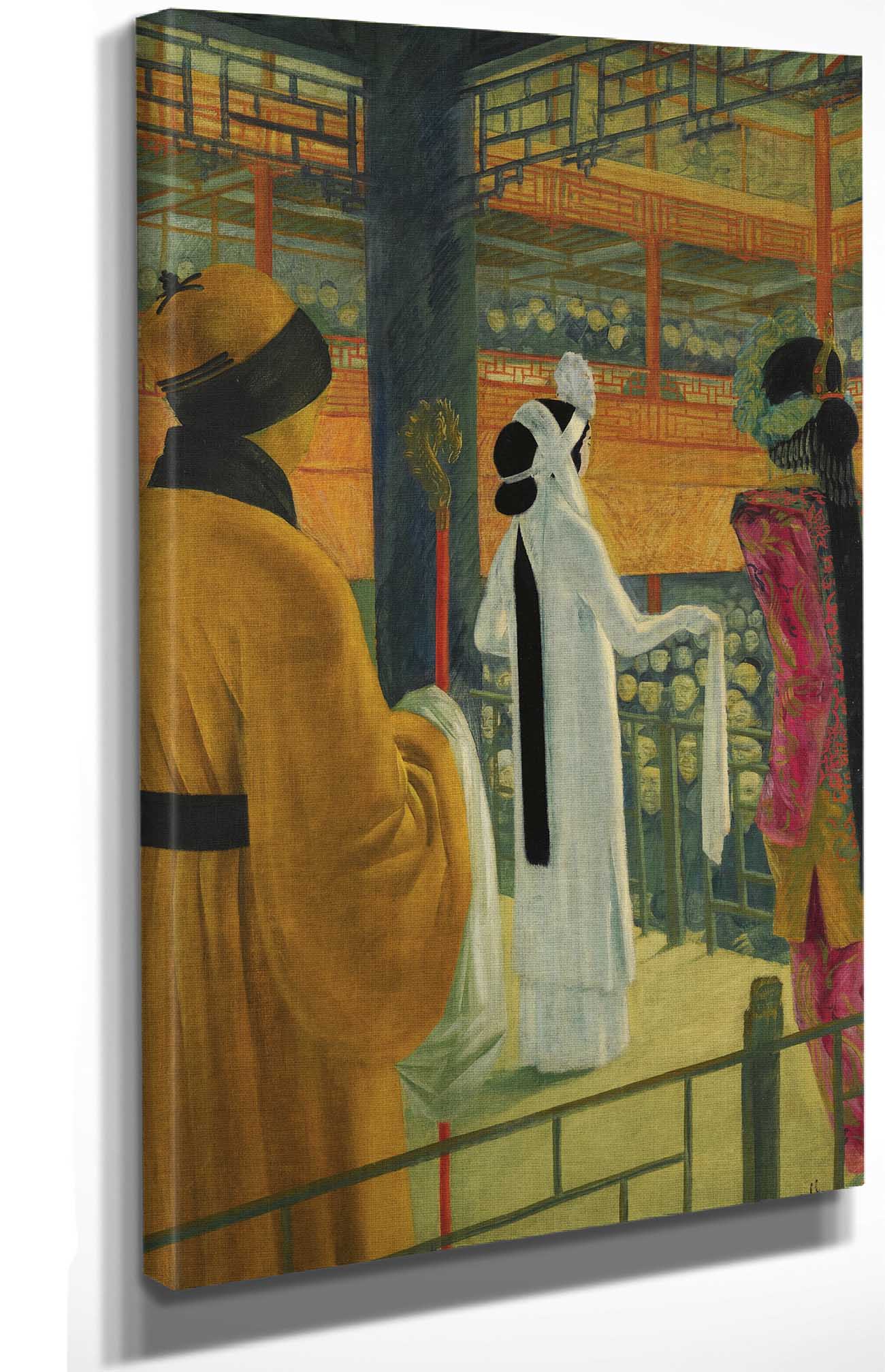 Opera In Peking by Alexander Evgenievich Yakovlev Posters, Prints, & Visual Artwork