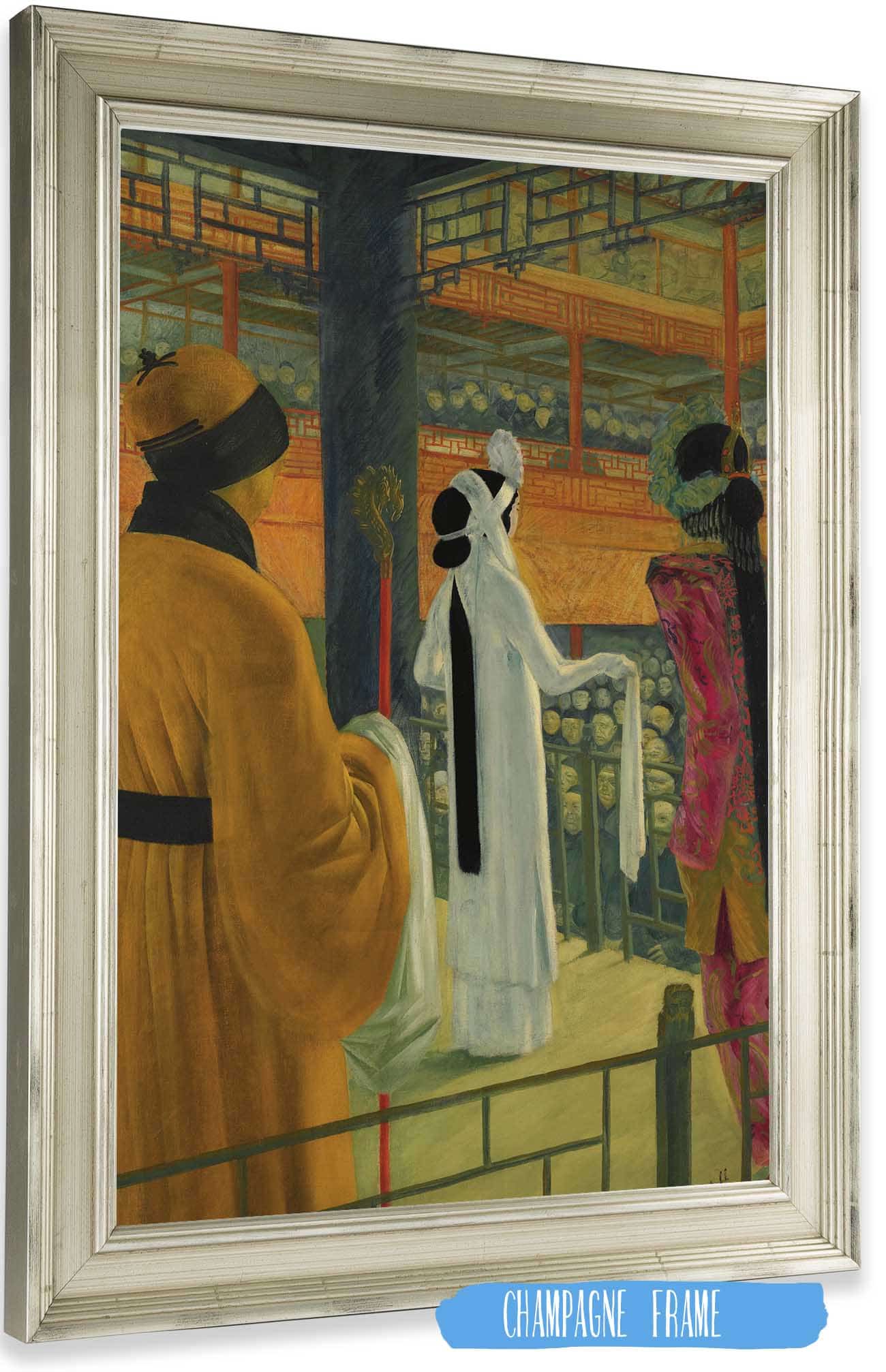 Opera In Peking by Alexander Evgenievich Yakovlev Posters, Prints, & Visual Artwork