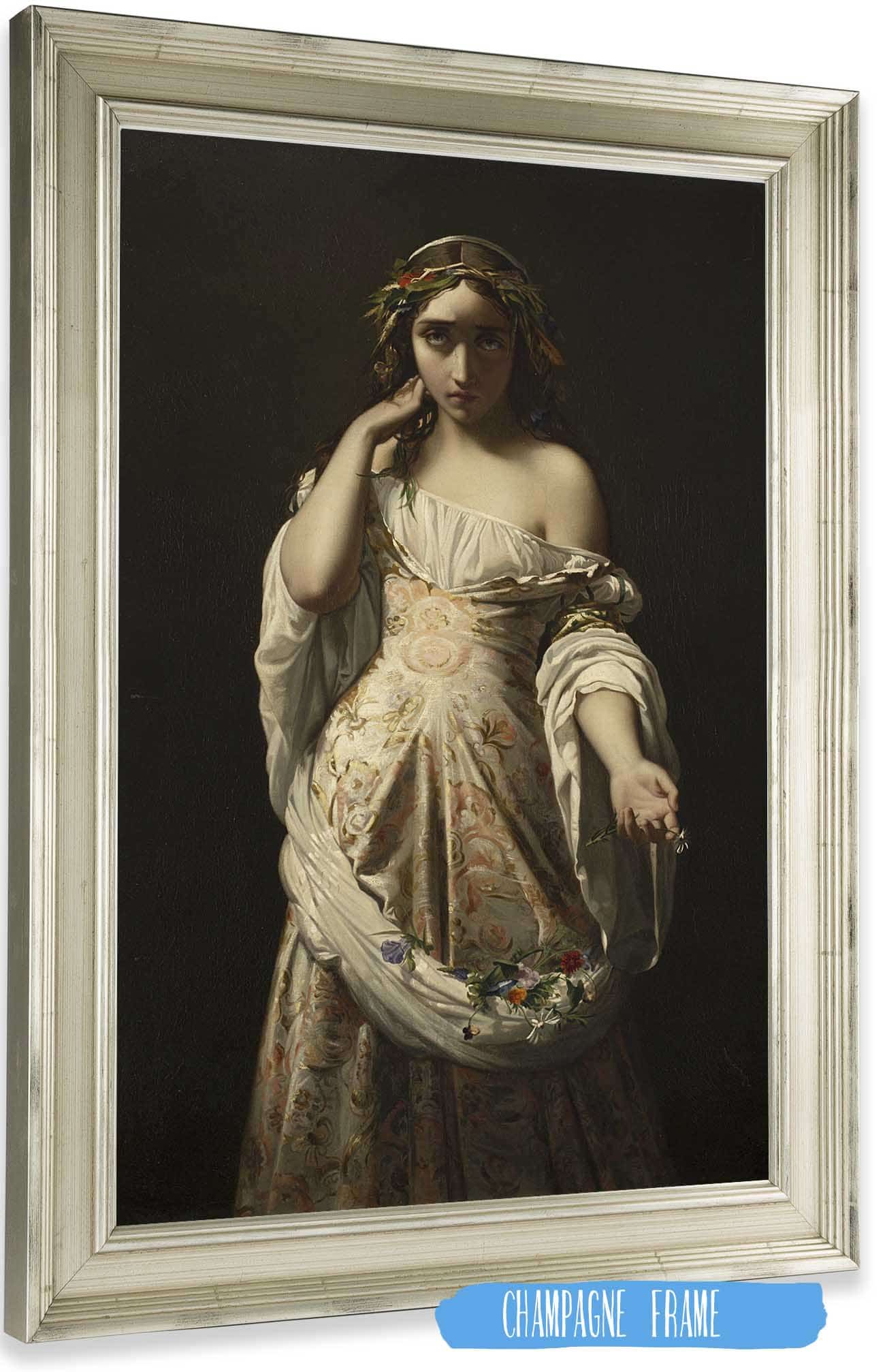 Ophelia by Henri Lehmann Posters, Prints, & Visual Artwork