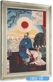 Otomo No Sadehiko Leaving Sayohime To Invade Korea by Tsukioka Yoshitoshi Posters, Prints, & Visual Artwork