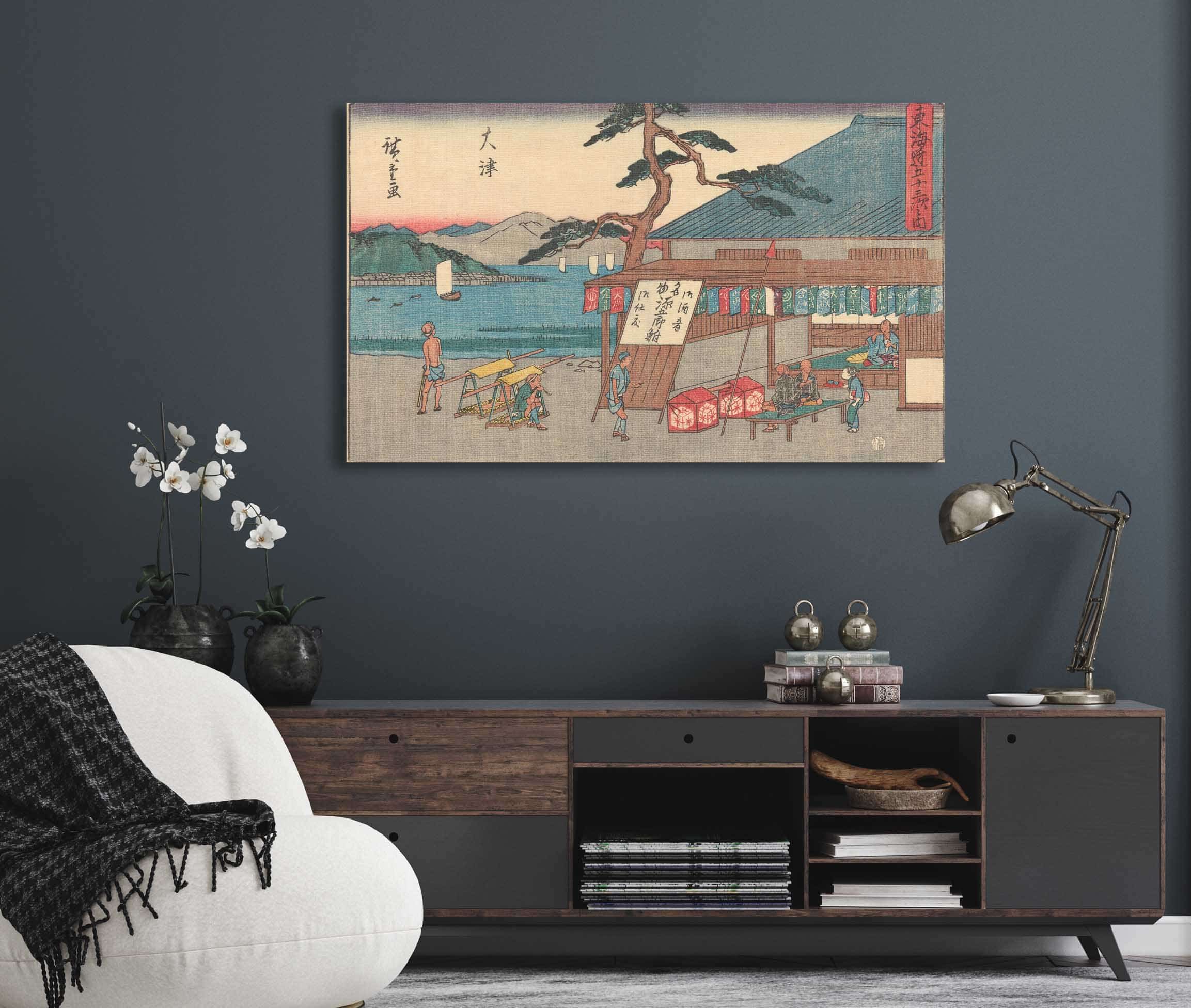 Otsu   by Ando Hiroshige Posters, Prints, & Visual Artwork