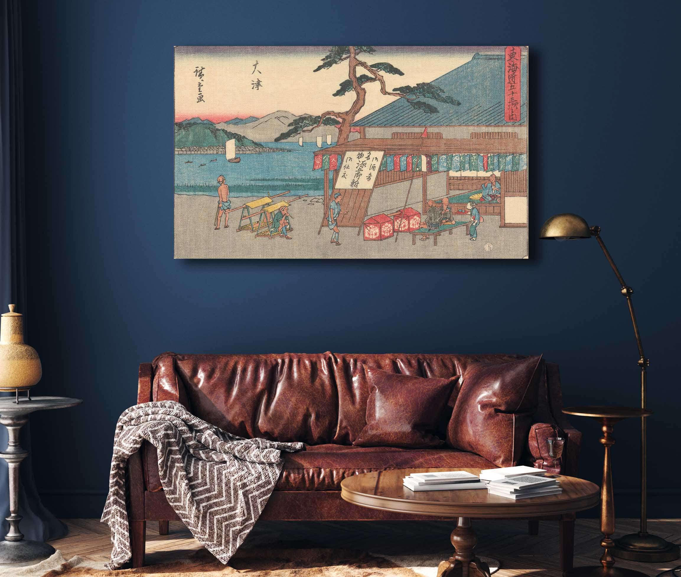Otsu   by Ando Hiroshige Posters, Prints, & Visual Artwork