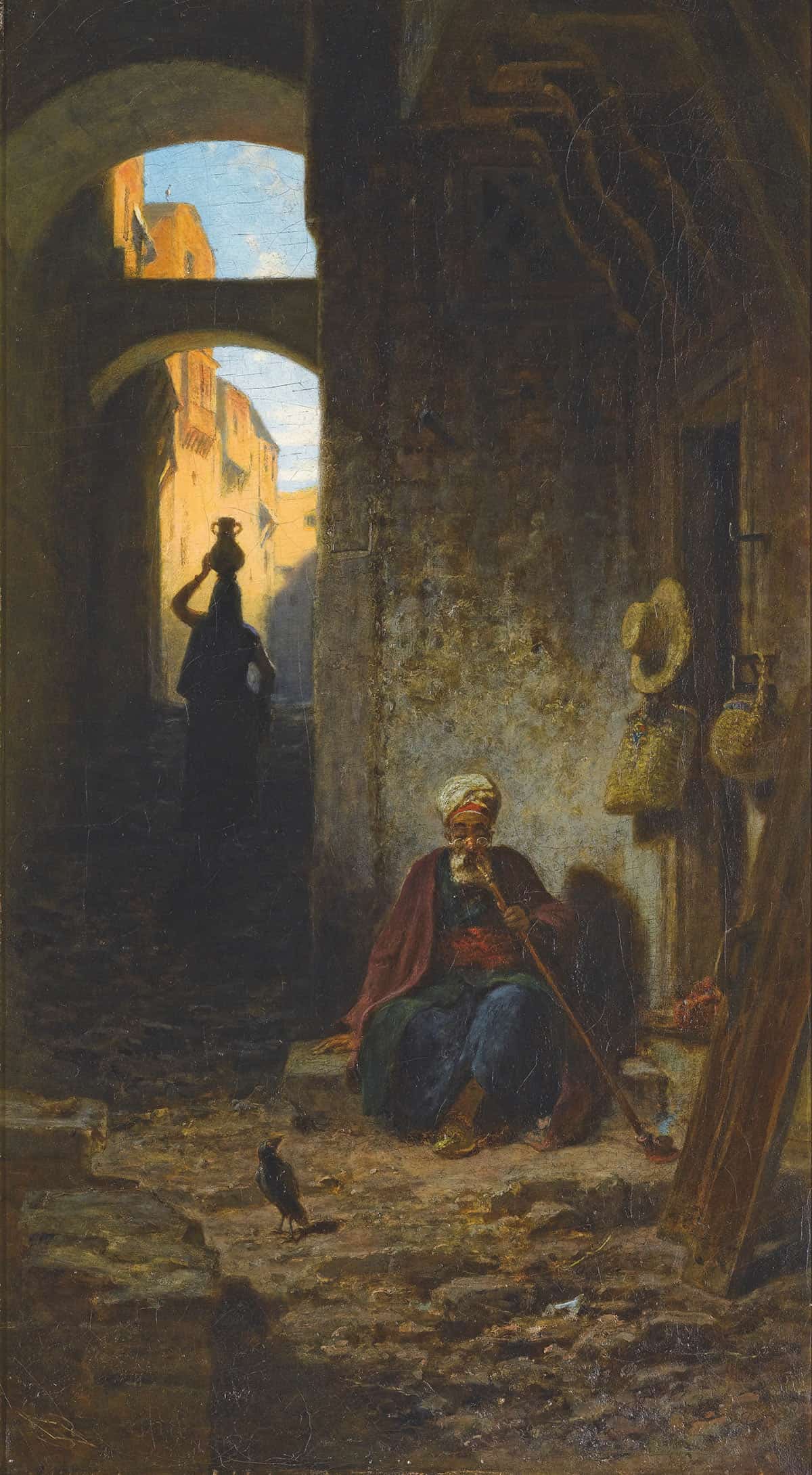 Out Of The Orient by Carl Spitzweg Posters, Prints, & Visual Artwork