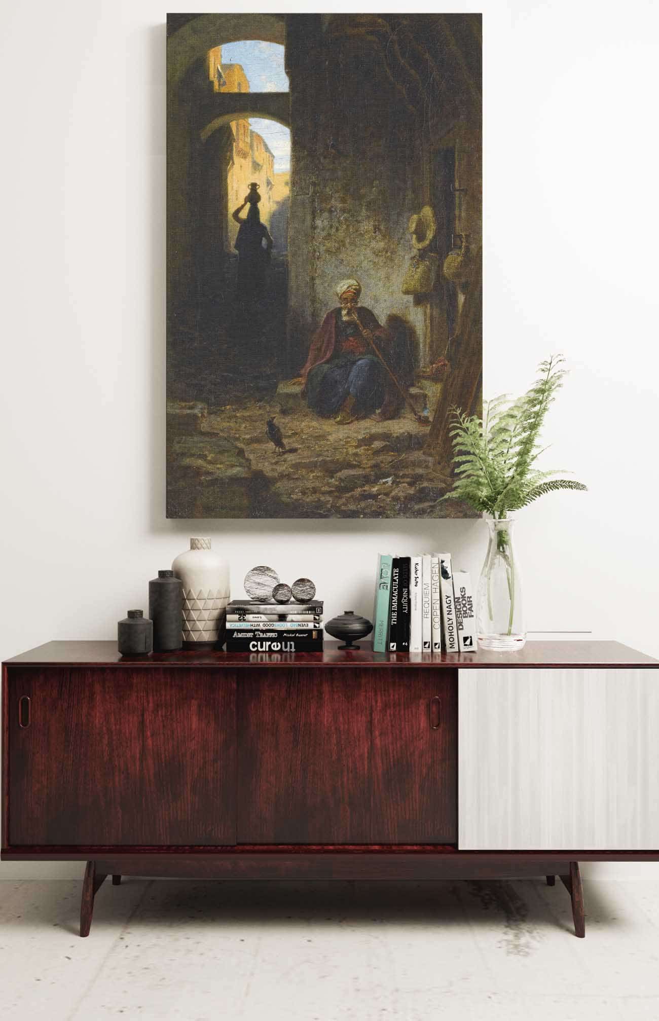 Out Of The Orient by Carl Spitzweg Posters, Prints, & Visual Artwork