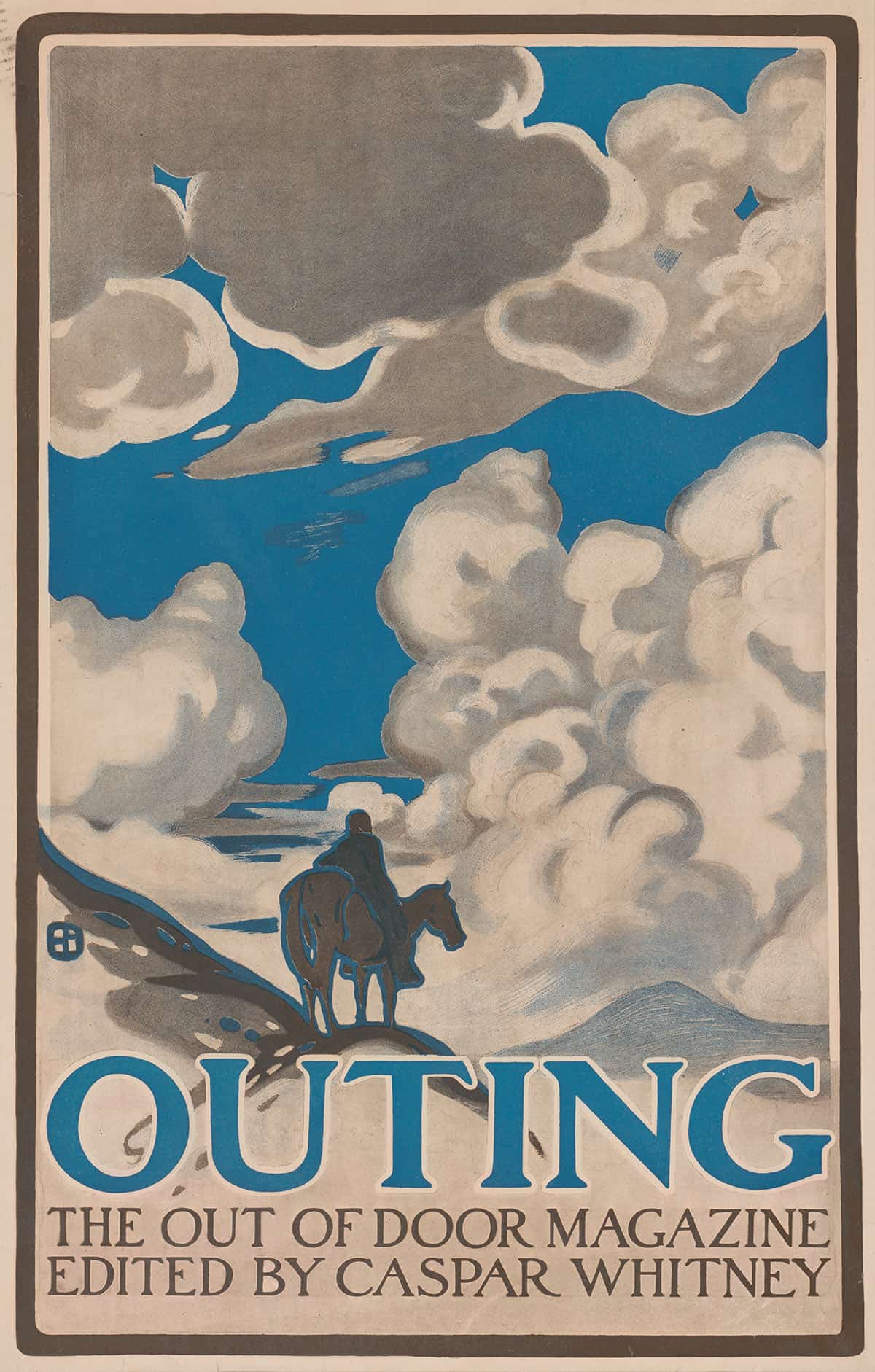 Outing The Out Of Door Magazine Edited By Caspar Whitney by Edward Penfield Posters, Prints, & Visual Artwork