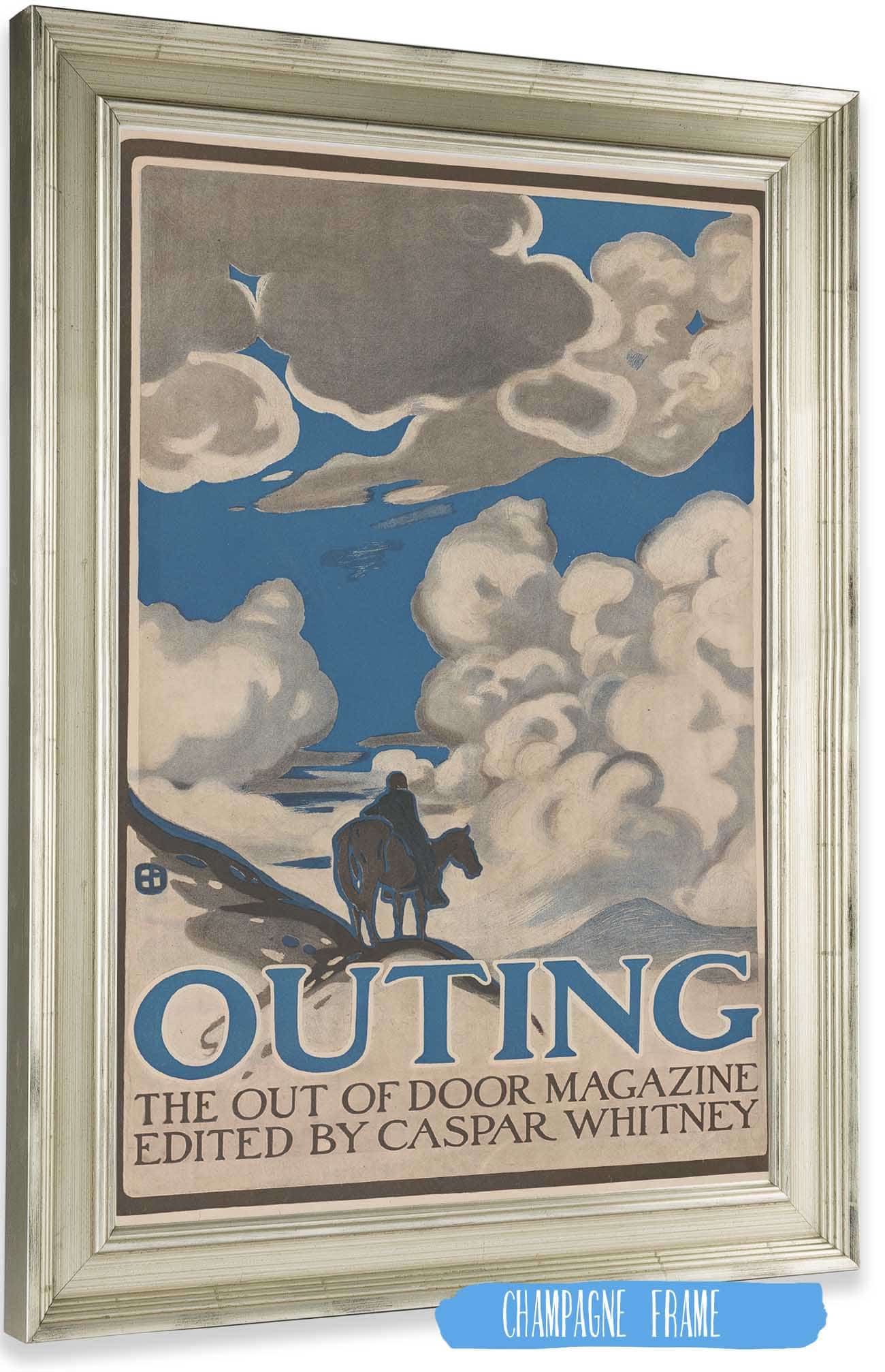 Outing The Out Of Door Magazine Edited By Caspar Whitney by Edward Penfield Posters, Prints, & Visual Artwork