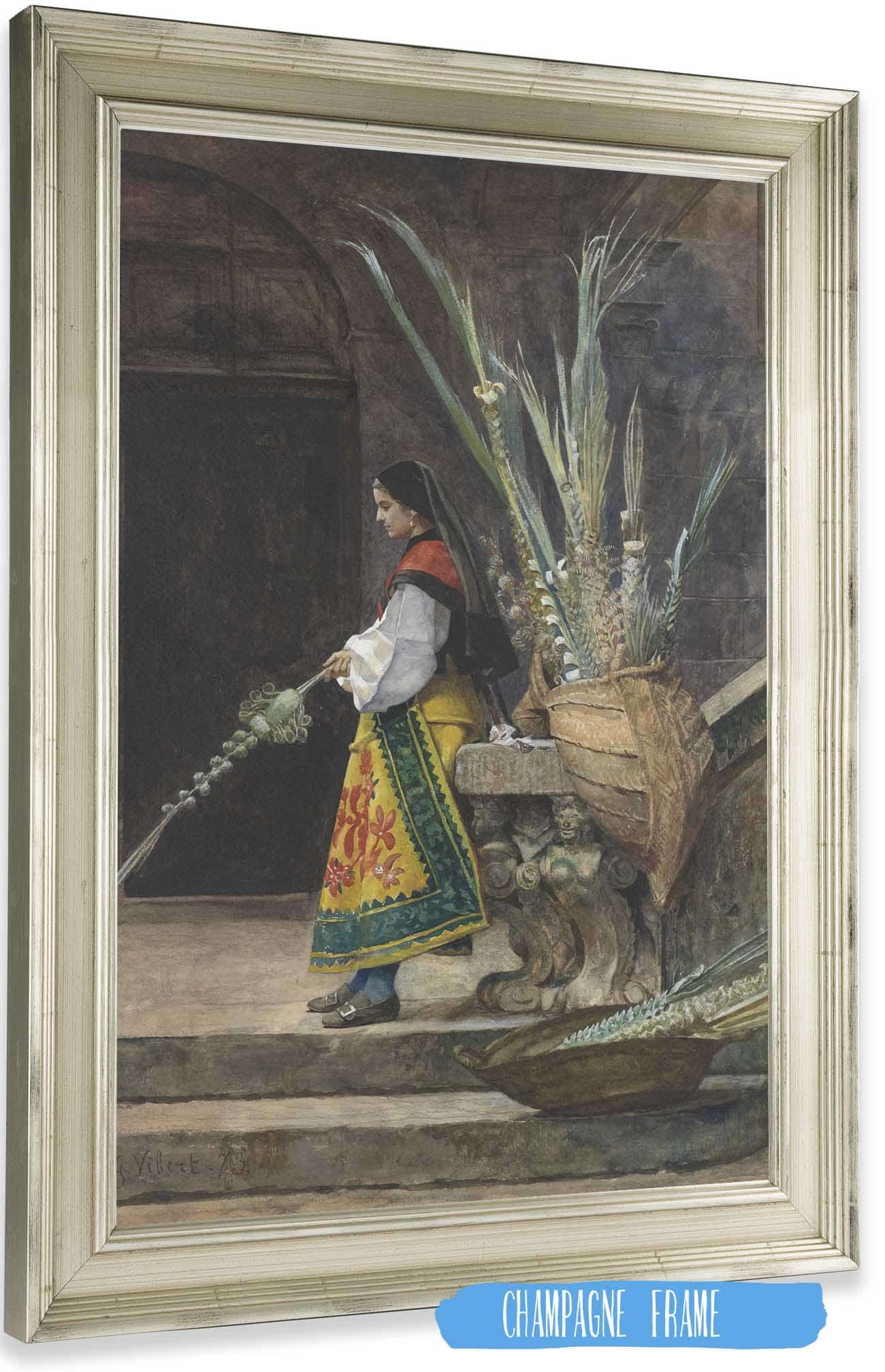 Palm Sunday In Spain by Jehan Georges Vibert Posters, Prints, & Visual Artwork
