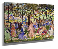 Park Scene by Maurice Prendergast Posters, Prints, & Visual Artwork