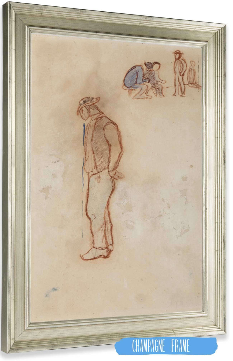 Paysan Breton by Paul Gauguin Posters, Prints, & Visual Artwork