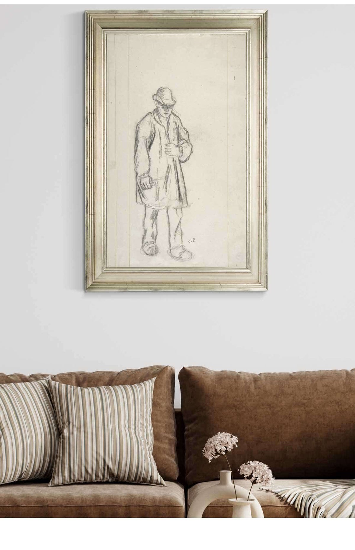 Peasant by Camille Pissarro Posters, Prints, & Visual Artwork
