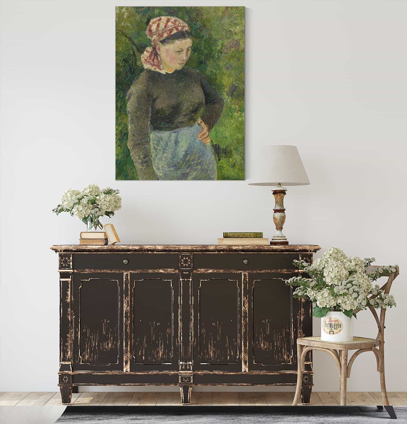 Peasant Woman by Camille Pissarro Posters, Prints, & Visual Artwork