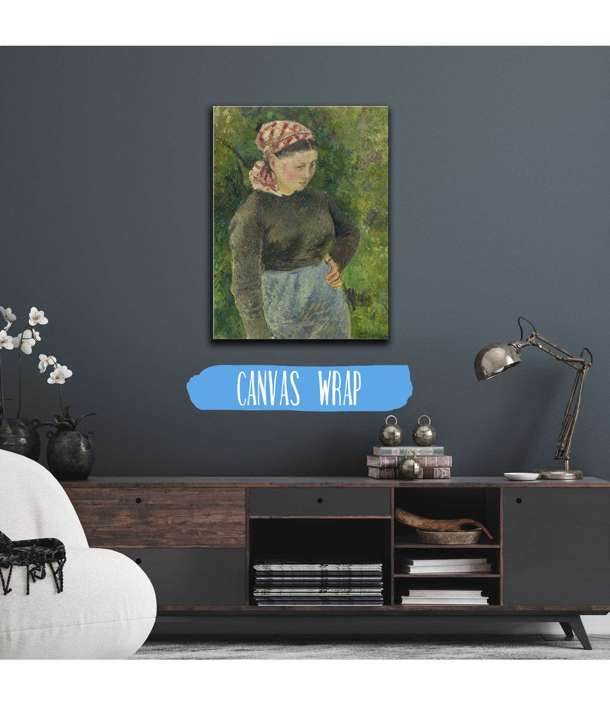 Peasant Woman by Camille Pissarro Posters, Prints, & Visual Artwork