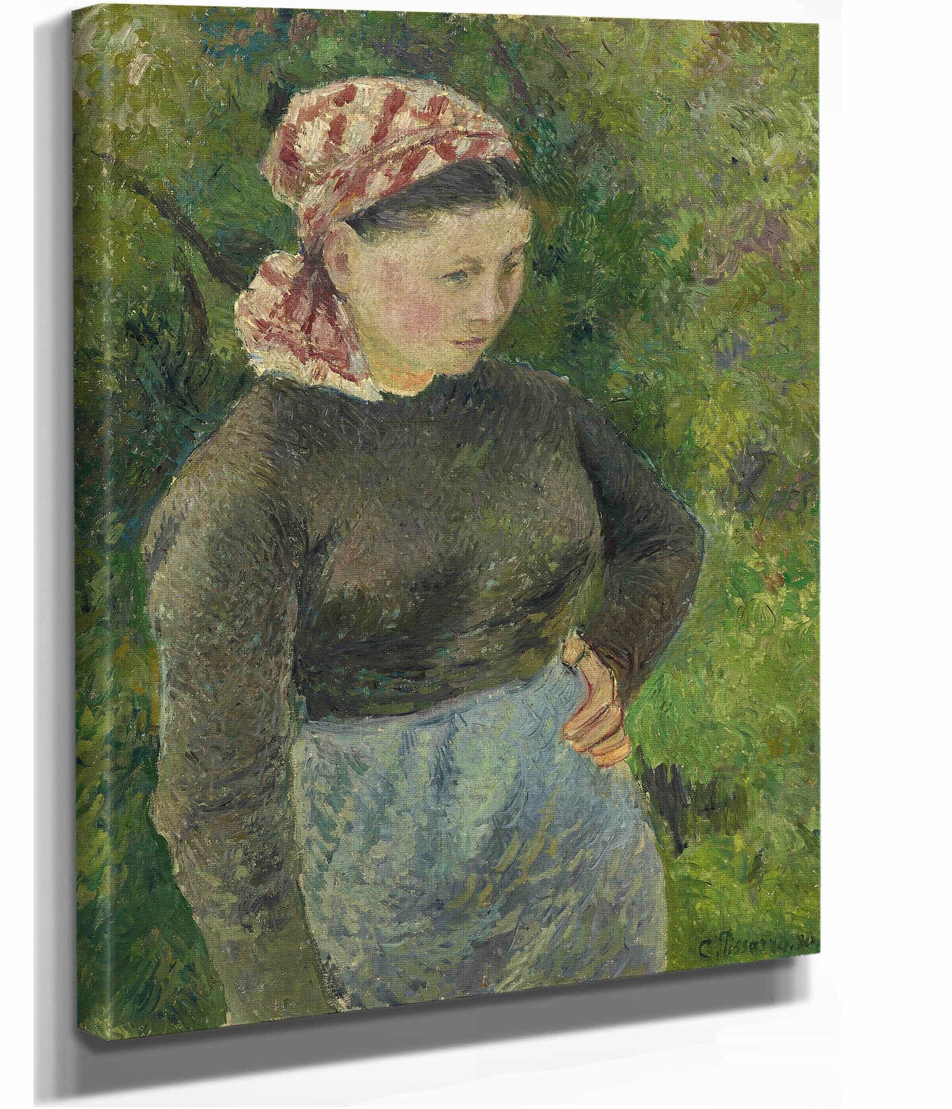 Peasant Woman by Camille Pissarro Posters, Prints, & Visual Artwork