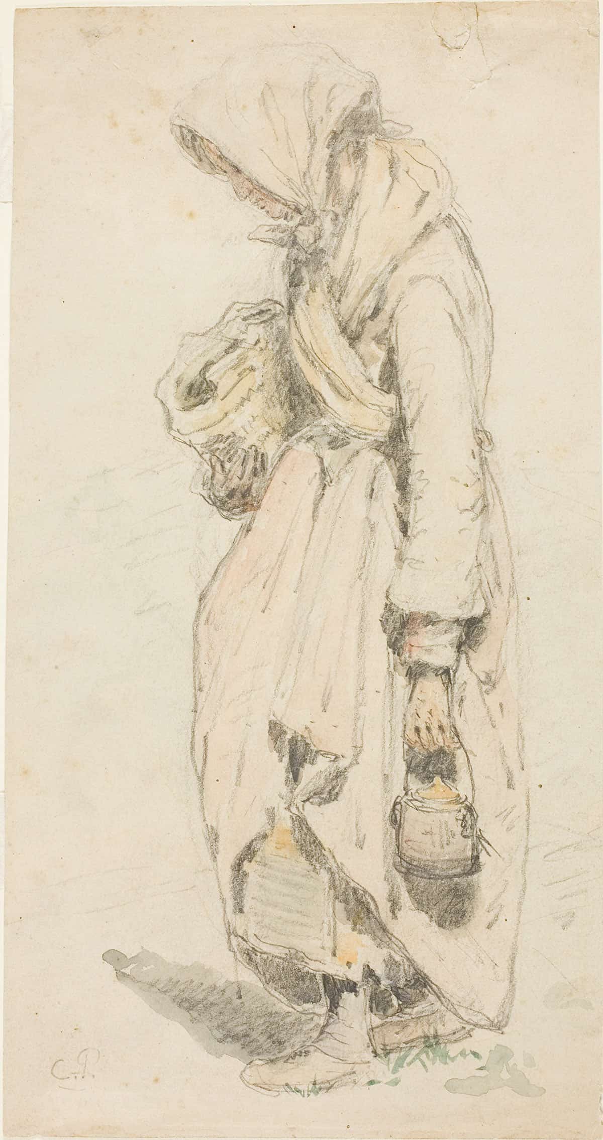 Peasant Woman by Camille Pissarro Posters, Prints, & Visual Artwork