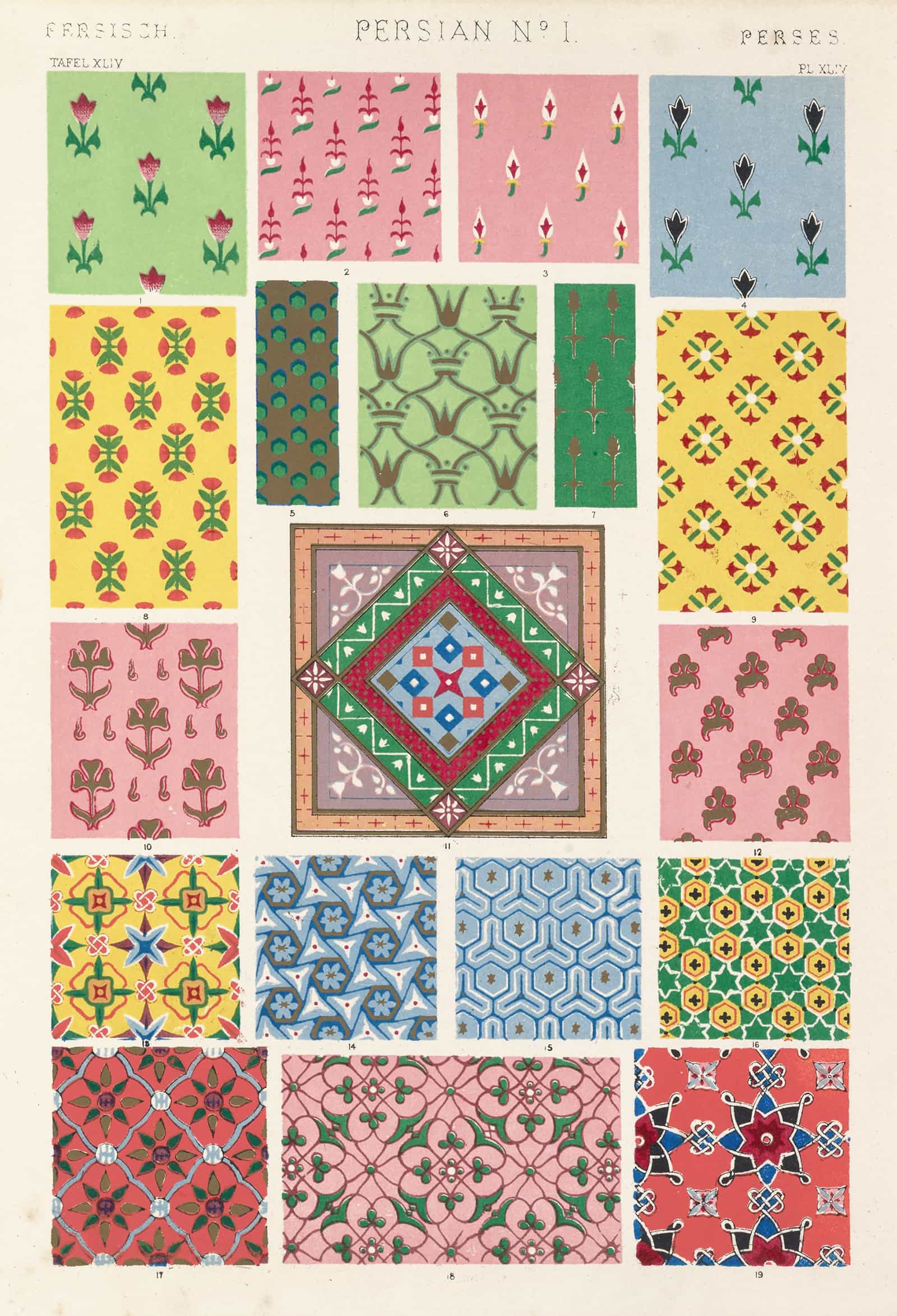 Persian No  by Owen Jones Posters, Prints, & Visual Artwork