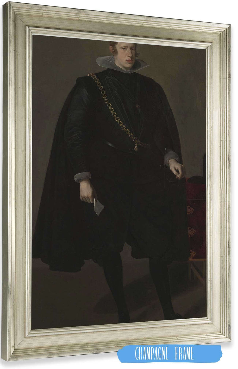 Philip Iv King Of Spain by Diego Velazquez Posters, Prints, & Visual Artwork