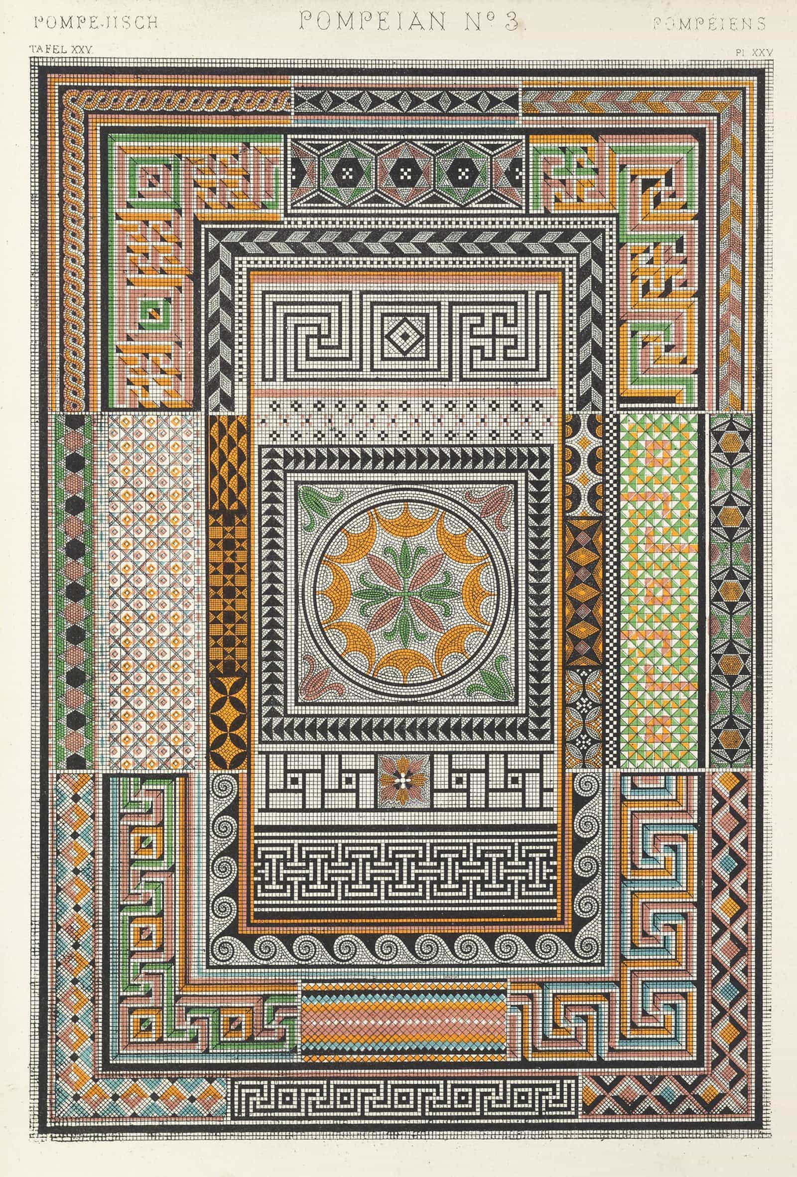 Pompeian No  by Owen Jones Posters, Prints, & Visual Artwork