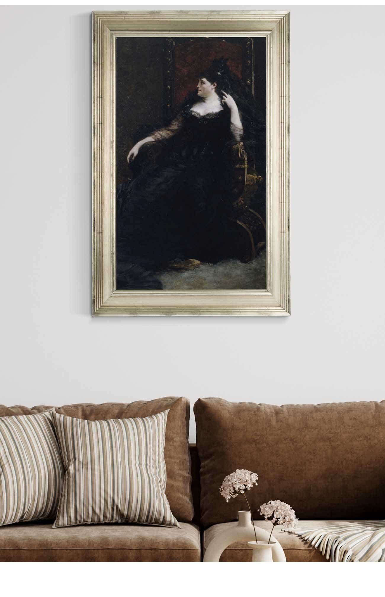 Portrait De Gabrielle Krauss Chanteuse by Georges Jules Victor Clairin Posters, Prints, & Visual Artwork
