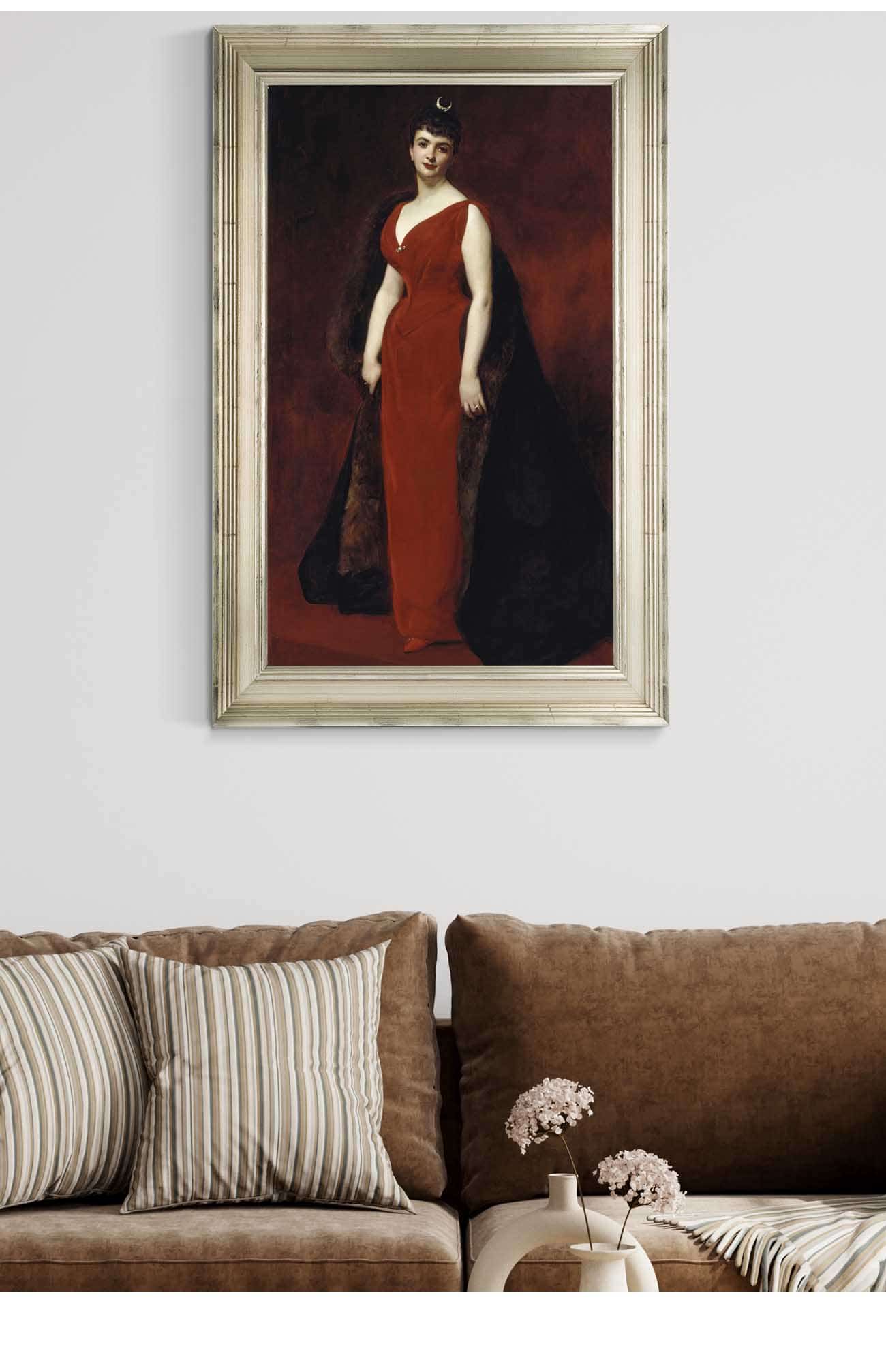 Portrait De Madame Edgar Stern by Carolus Duran Posters, Prints, & Visual Artwork