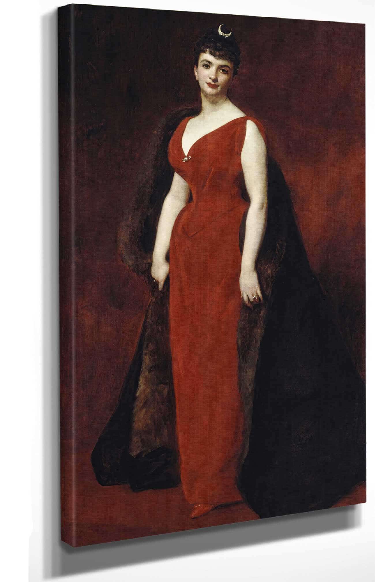 Portrait De Madame Edgar Stern by Carolus Duran Posters, Prints, & Visual Artwork