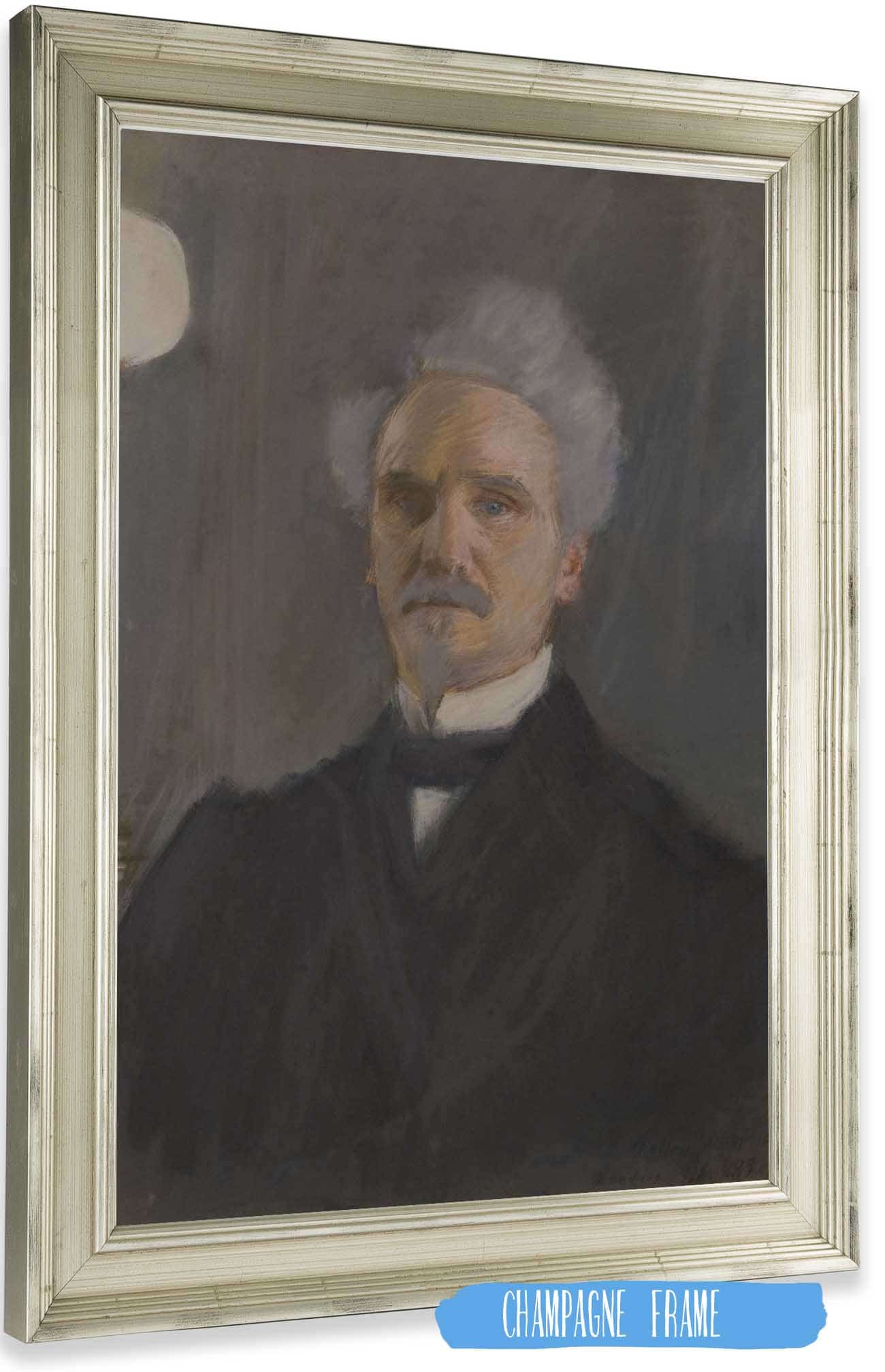 Portrait Dhenri Rochefort  by Paul Cesar Helleu Posters, Prints, & Visual Artwork