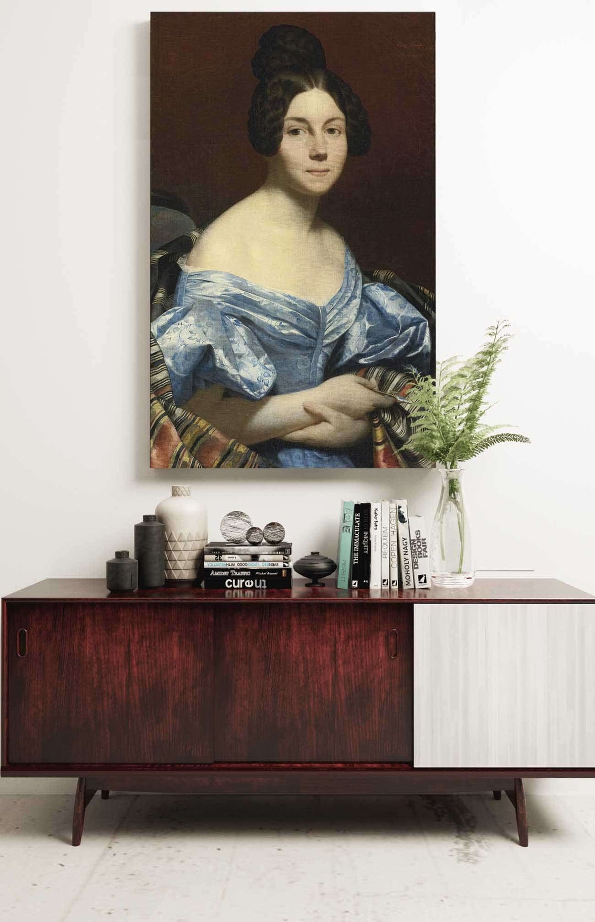 Portrait Of A Lady by Ary Scheffer Posters, Prints, & Visual Artwork
