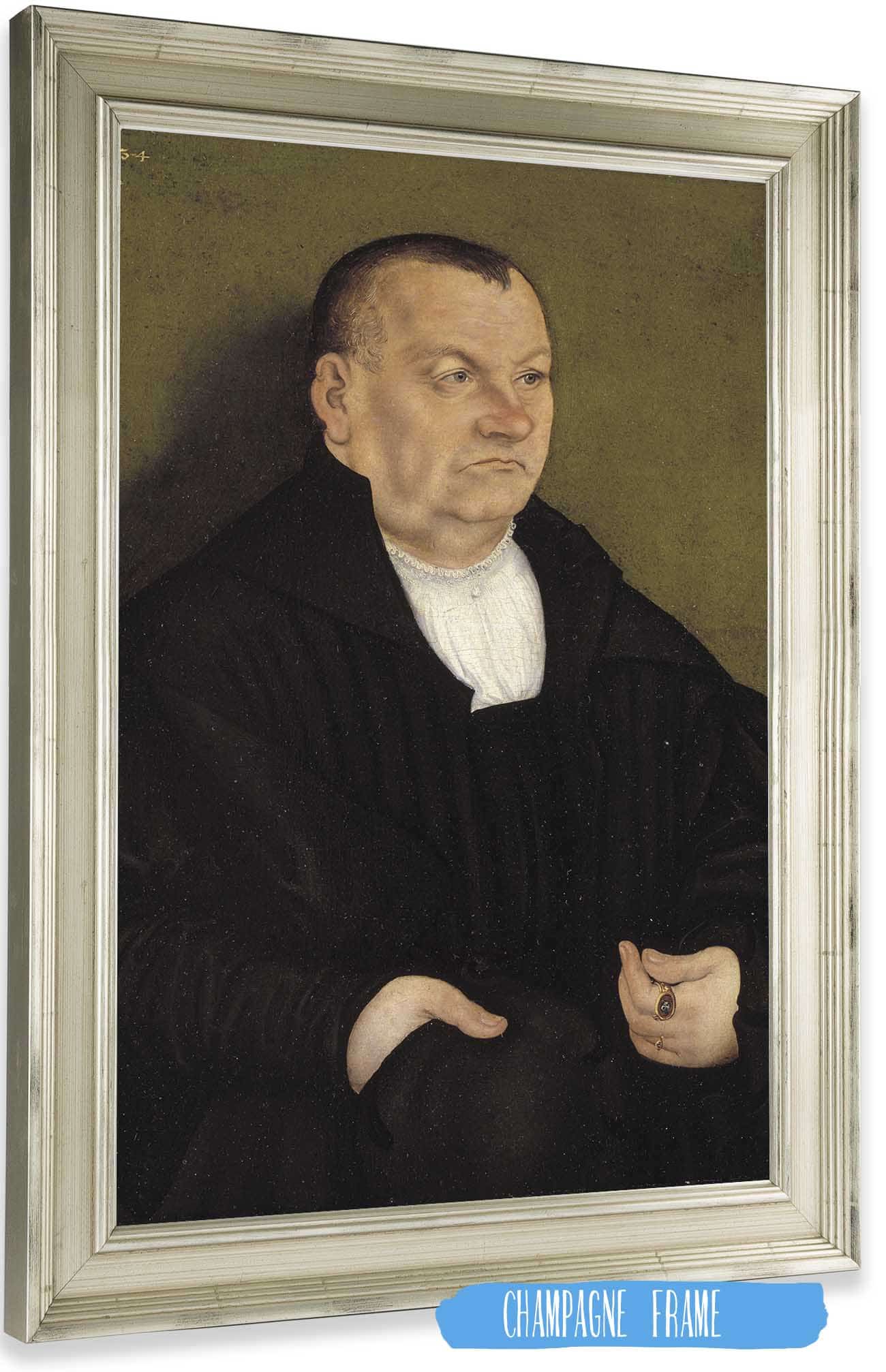 Portrait Of A Man by Lucas Cranach The Elder Posters, Prints, & Visual Artwork