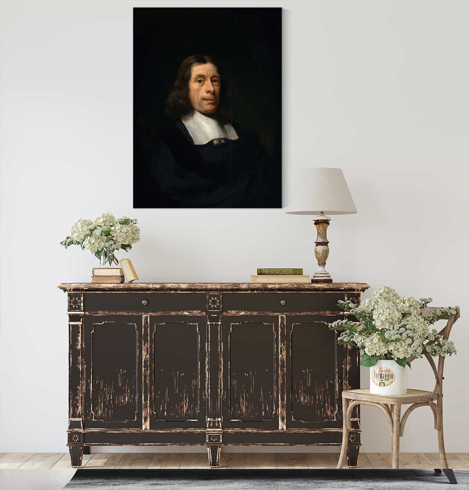 Portrait Of A Man  by Nicolaes Maes Posters, Prints, & Visual Artwork