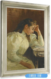 Portrait Of A Neapolitan Girl by Ilya Efimovich Repin Posters, Prints, & Visual Artwork