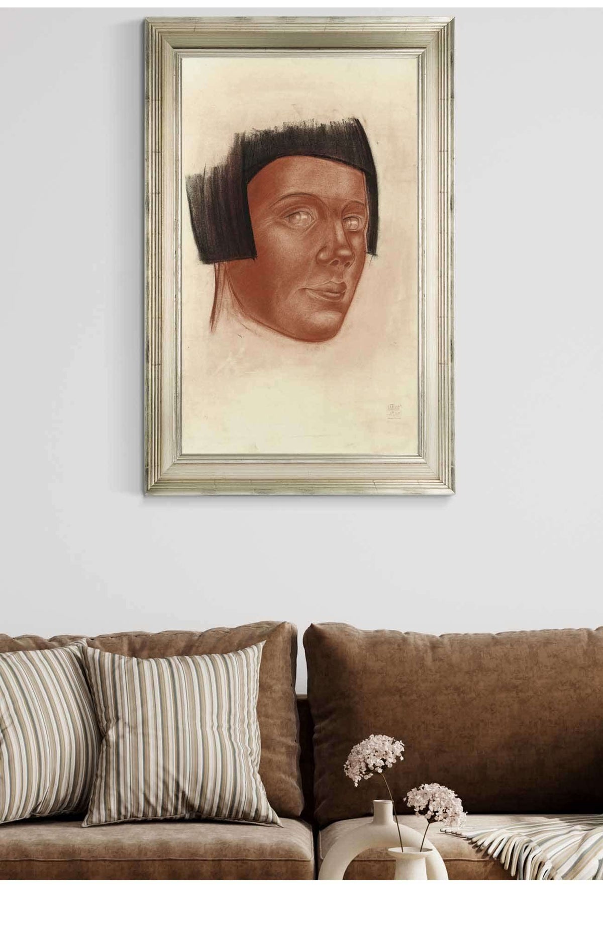 Portrait Of A Woman by Alexander Evgenievich Yakovlev Posters, Prints, & Visual Artwork