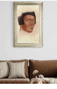 Portrait Of A Woman by Alexander Evgenievich Yakovlev Posters, Prints, & Visual Artwork