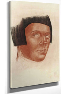 Portrait Of A Woman by Alexander Evgenievich Yakovlev Posters, Prints, & Visual Artwork