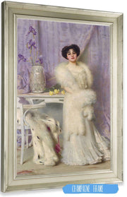 Portrait Of Diane De La Bouchere by Vittorio Matteo Corcos Posters, Prints, & Visual Artwork