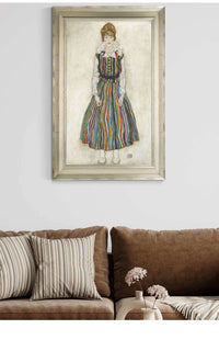 Portrait Of Edith The Artists Wife by Egon Schiele Posters, Prints, & Visual Artwork