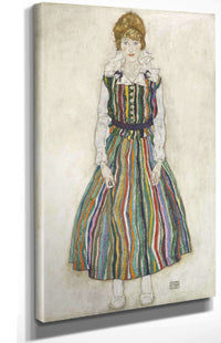 Portrait Of Edith The Artists Wife by Egon Schiele Posters, Prints, & Visual Artwork
