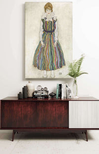 Portrait Of Edith The Artists Wife by Egon Schiele Posters, Prints, & Visual Artwork