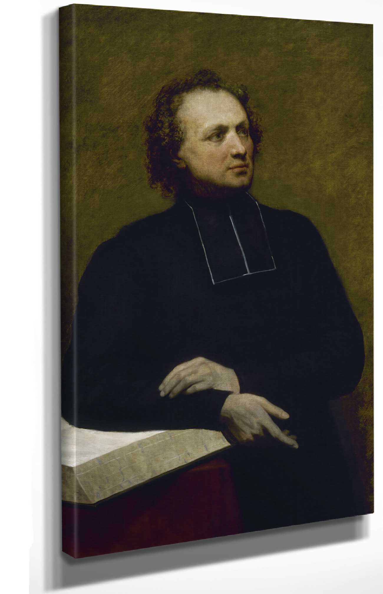 Portrait Of Father Gaspard Deguerry by Ary Scheffer Posters, Prints, & Visual Artwork